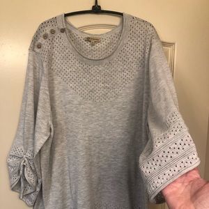 Democracy light weigh sweater